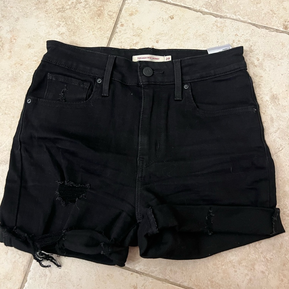 Levi’s distressed  Jean Shorts